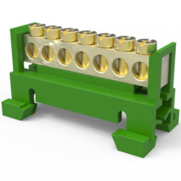BARRA DE TERRA 7 FUROS VERDE BT-7V