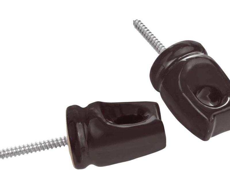 Isolador Pimentão De Porcelana Com Parafuso Rohdina