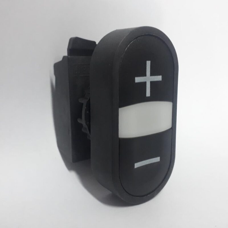 BOTAO CSW-BD55PN-WH DUPLO PULS. PRETO-POSIT/NEGAT S/ FLANG C/12884114
