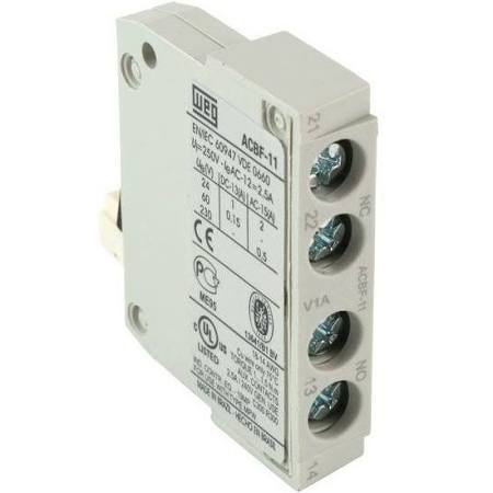 BLOCO CONTATOS AUX. ACBF-1NA+1NF P/DISJ.MOTOR MPW100 C 10047296