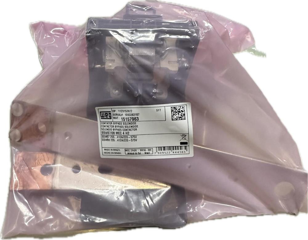 CONJUNTO CONTATOR BYPASS SOLENOIDE SSW/07/08 MEC 4 H2 P/SOFT-STARTER C/15157963