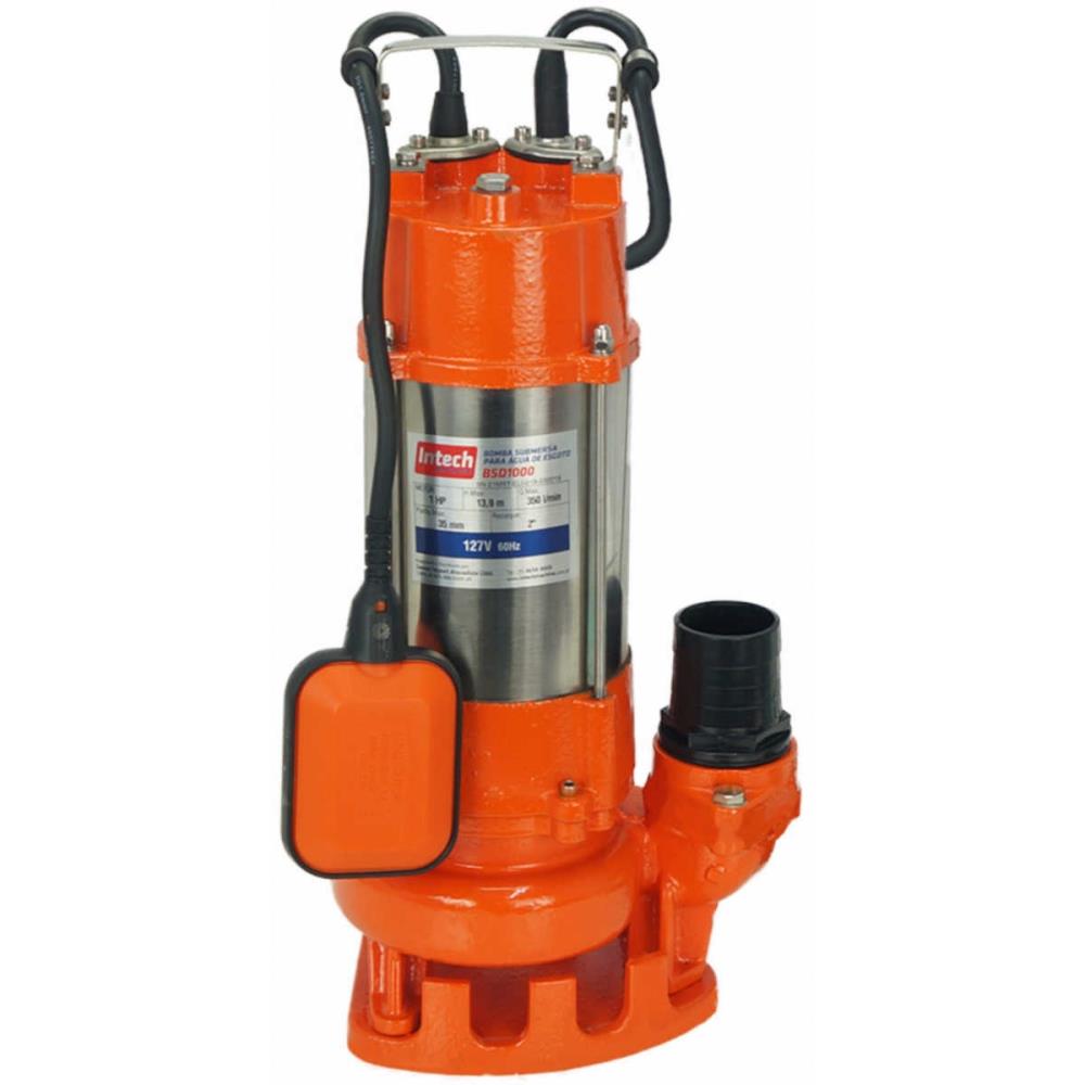 BOMBA AGUA SUBMERSIVEL BSD1000 - 220V 1HP INTECH