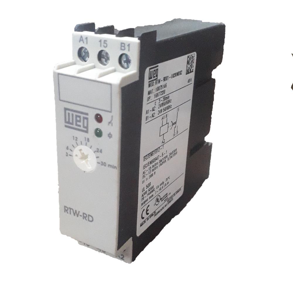 RELE TEMPO RTW-RD 1NAF3 30MIN 24V 50/60HZ C 10075146