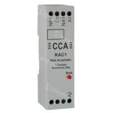 RELE ACOPLADOR RAC1 12V 12VCA/VCC 1 CONTATO REVERS. SIBRATEC