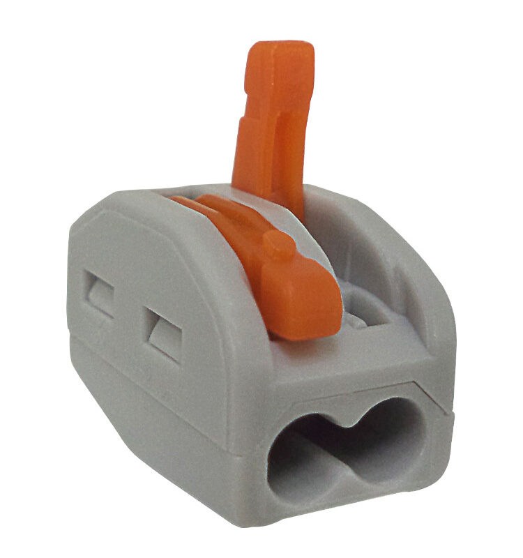 CONECTOR DE EMENDA AUTOM KV222-412-2VIAS P/CABOS 0,75 A 2,5MM