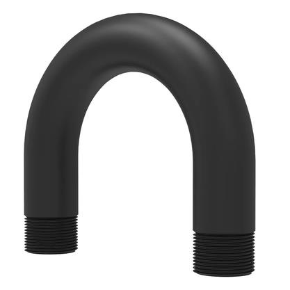 CURVA PRETA 180º C/ ROSCA 2" INPOL