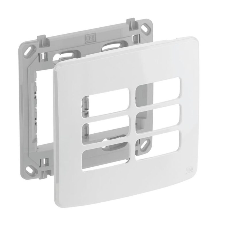 PLACA E SUPORTE 4X4 6 POSICOES COMPOSE C 13295563