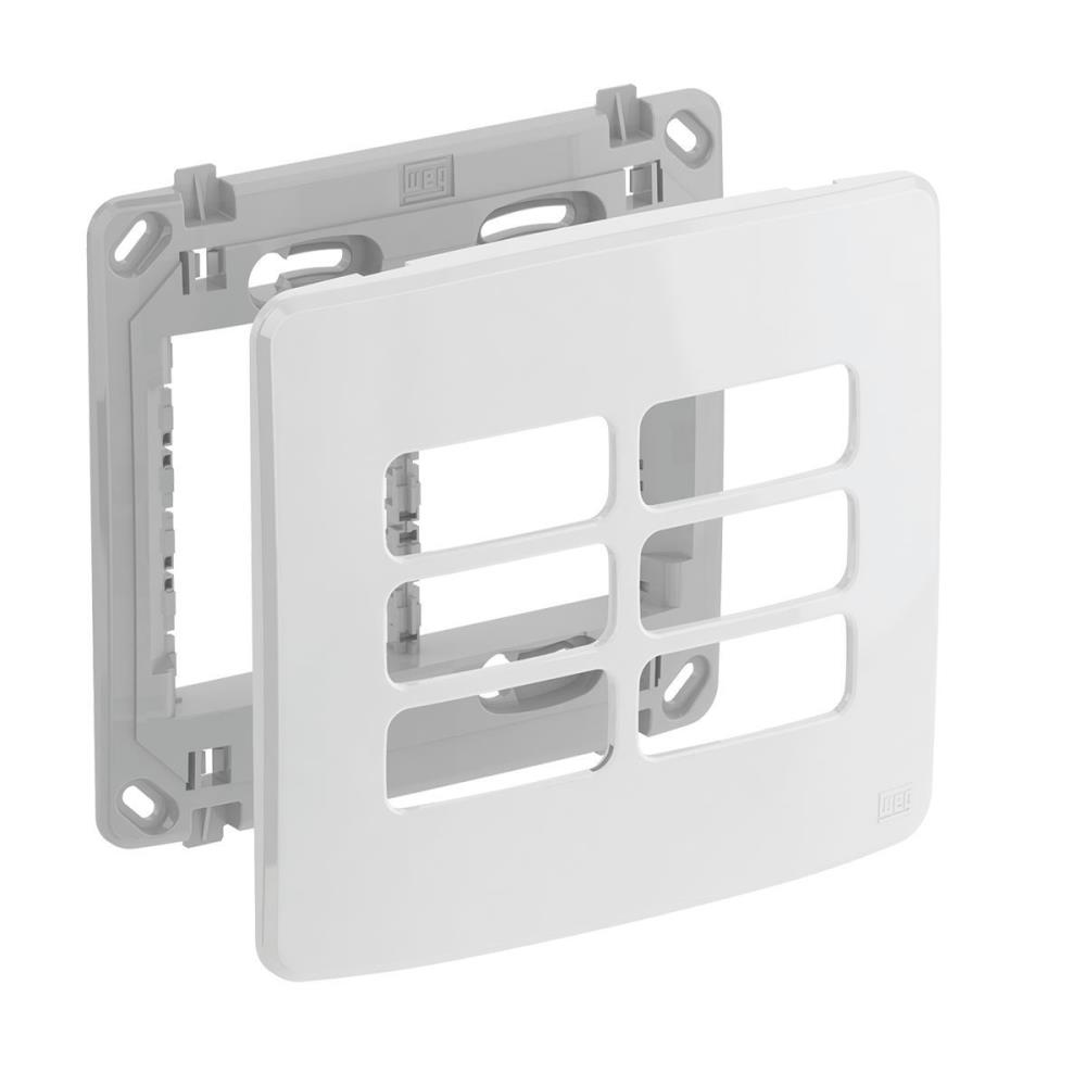 PLACA E SUPORTE 4X4 6 POSICOES COMPOSE C 13295563