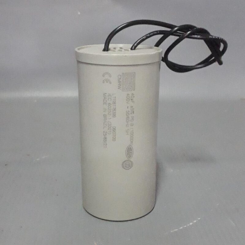 CAPACITOR FIXO C DIEL. CMRW 40UF 400V 50/60HZ FIO 200MM C 10410135