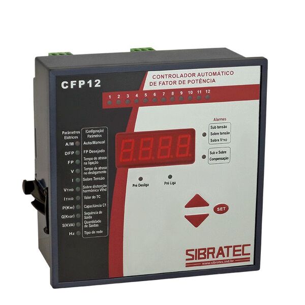 CONTROLADOR FATOR POTENCIA CFP12 - 220V - F-N C/MULTIMEDIDOR