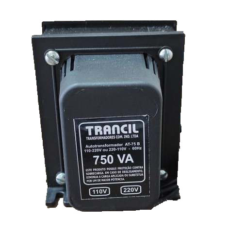 AUTOTRANSFORMADOR FIXO 750VA BIVOLT 127/220V TRANCIL