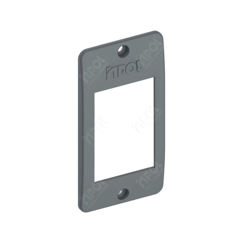TAMPA 3 TECLAS CINZA 3/4" INPOL