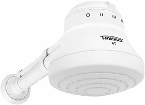 DUCHA FAMINHO 4T BRANCA 220V 440W C/CANO DE 30CM