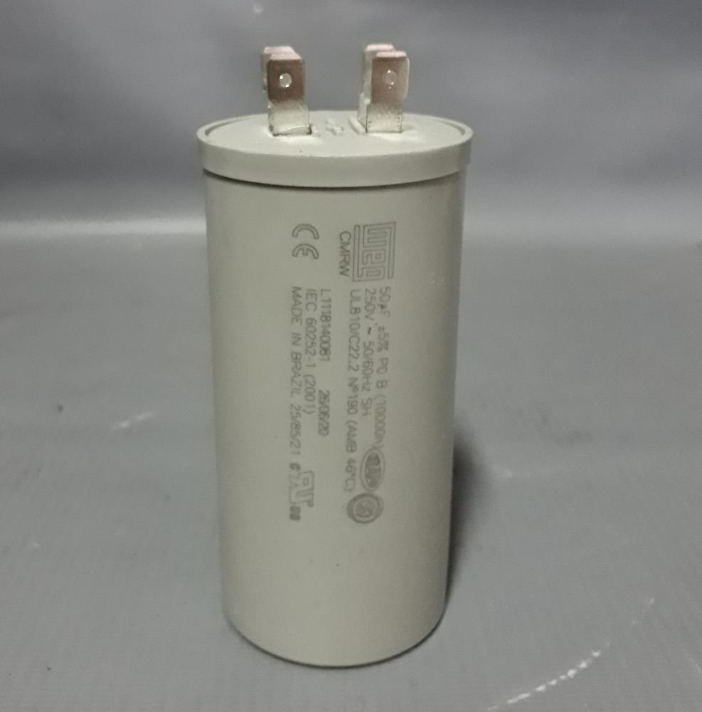 CAPACITOR FIXO C/DIELET. CMRW 50UF 250V50/60HZ DUPLO C/ 15655553