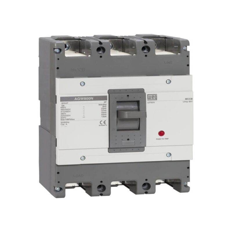 DISJUNTOR CX. MOLDADA AGW800 45KA (380VCA) 800A C 12775155