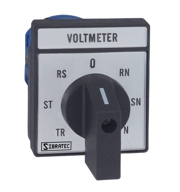 CHAVE VOLTIMETRO 7 POS. 660V LW28-20V SIBRATEC