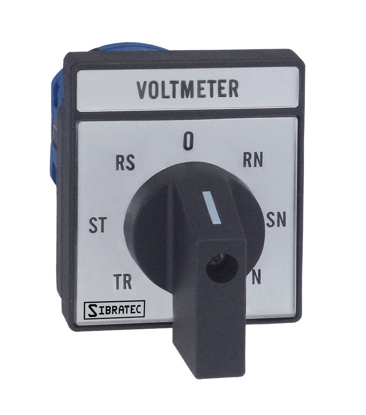 CHAVE VOLTIMETRO 7 POS. 660V LW28-20V SIBRATEC