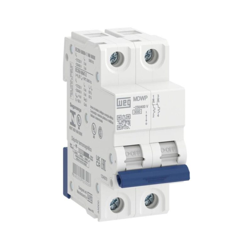 MINIDISJUNTOR MDW-C 20A 2P 230/400VCA 3KA C/ 15265723