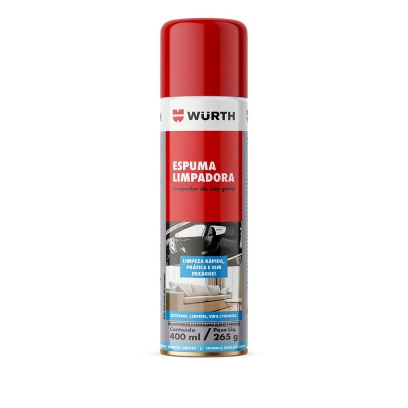 ESPUMA LIMPADORA 400ML/265G WURTH C/890132101