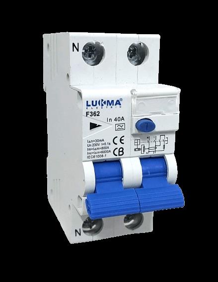 INTERRUPTOR IDR F362-40A 30MA BIPOLAR TIPO A - LUKMA