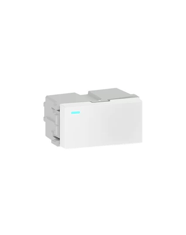 MODULO INTER. SIMPLES/PARALELO C/ LED 10 A/250 VCA REFINATTO BRANCO C/ 14308607