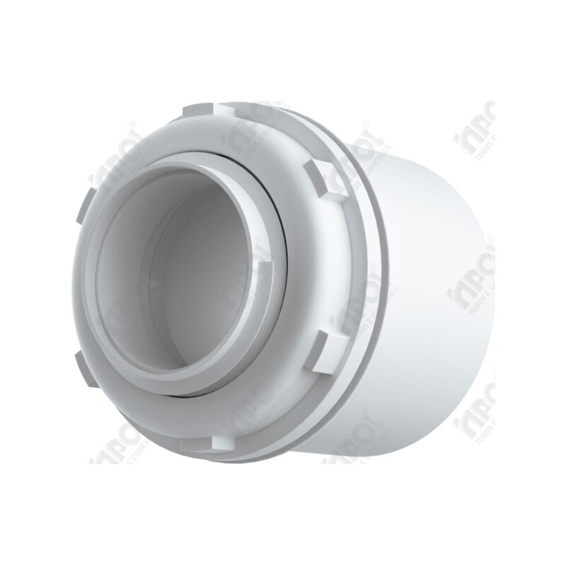 CONECTOR BOX RETO 1" BRANCO INPOL