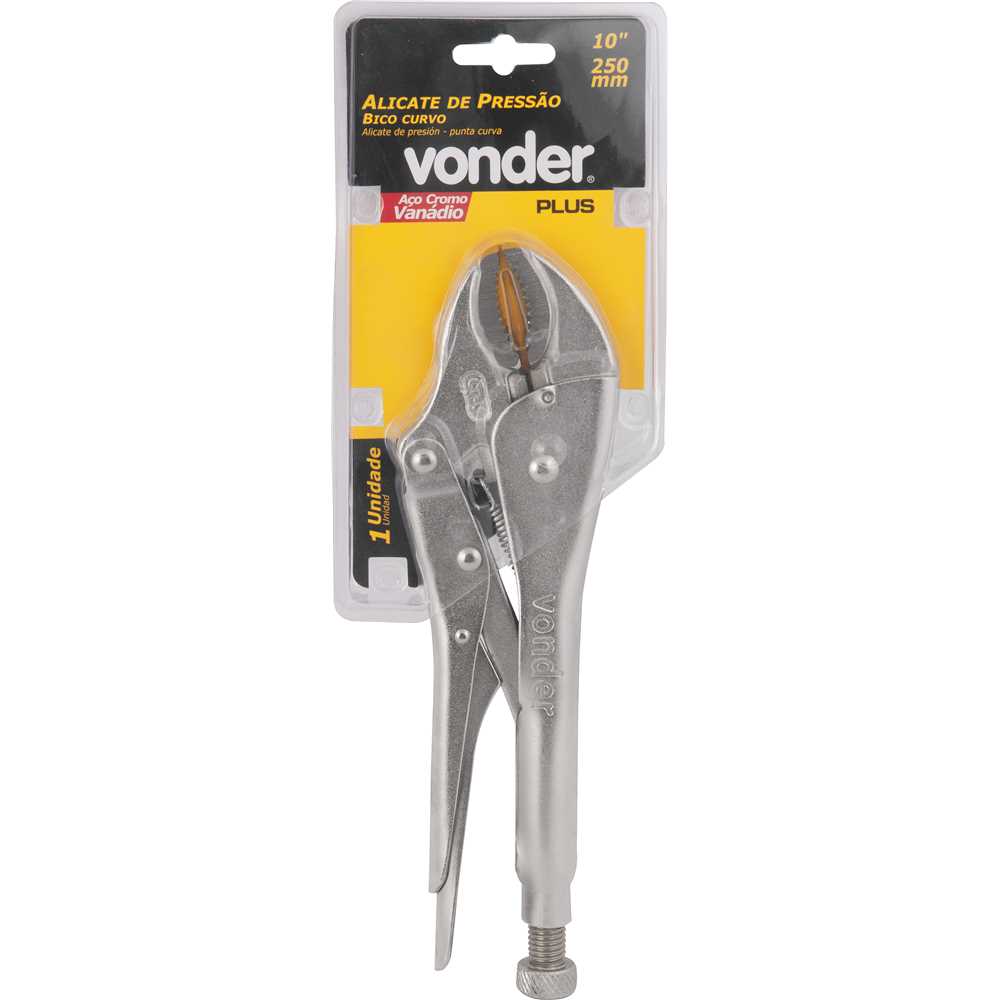 ALICATE PRESSAO 10" CRV CURVO VONDER PLUS C/3662110000