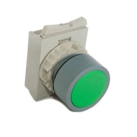 BOTAO CEW-BFM2-10000000 FACEADO ECONOM. PULSADOR VERDE PLAST. C 10047400