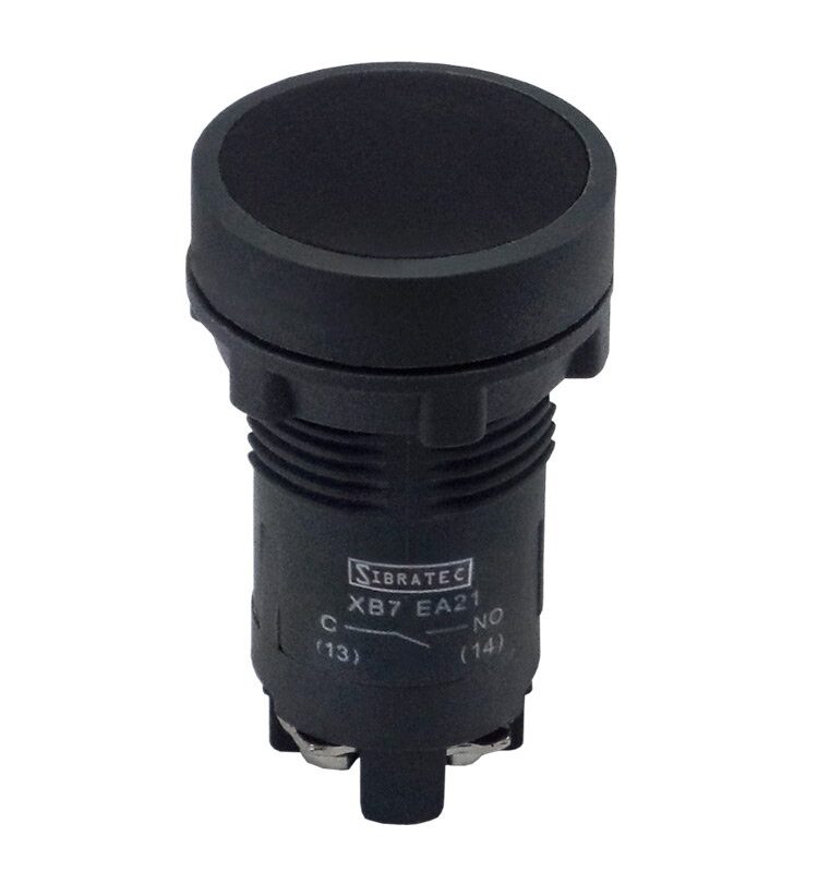 BOTAO IMPULSOR PL.XB7-EA21B PRETO-CCA