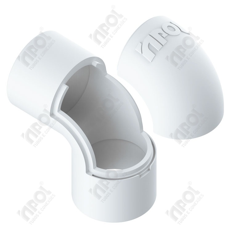 JOELHO COTOVELO 1" BRANCO INPOL