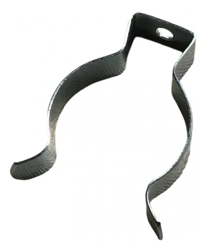 ABRACADEIRA CURTA ACO P/LAMPADA FLUOR. T8 A 34MM