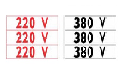 ADESIVO LINHA 380/220V (CARTELA C 39)