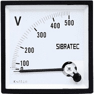 VOLTIMETRO ANALOGICO - 0-600VAC- 96X96