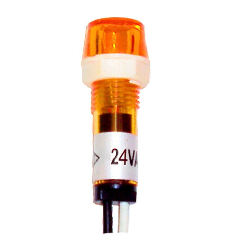 SINAL. LED AD22-22MM 24V AMARELO - SIBRATEC