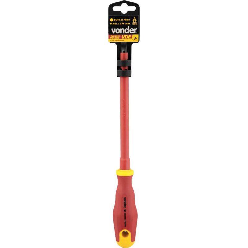 CHAVE FENDA 8,0X175MM VDE VONDER C/3554080175