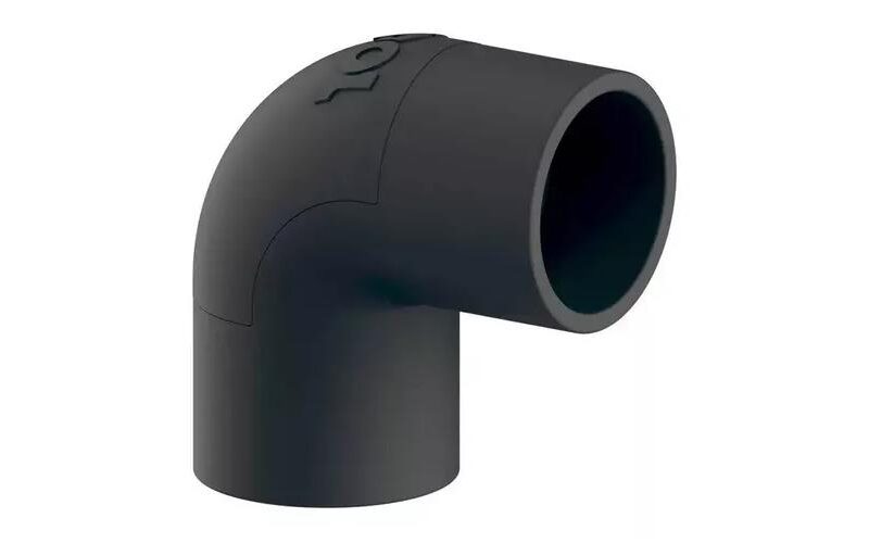 JOELHO COTOVELO 3/4" PRETO