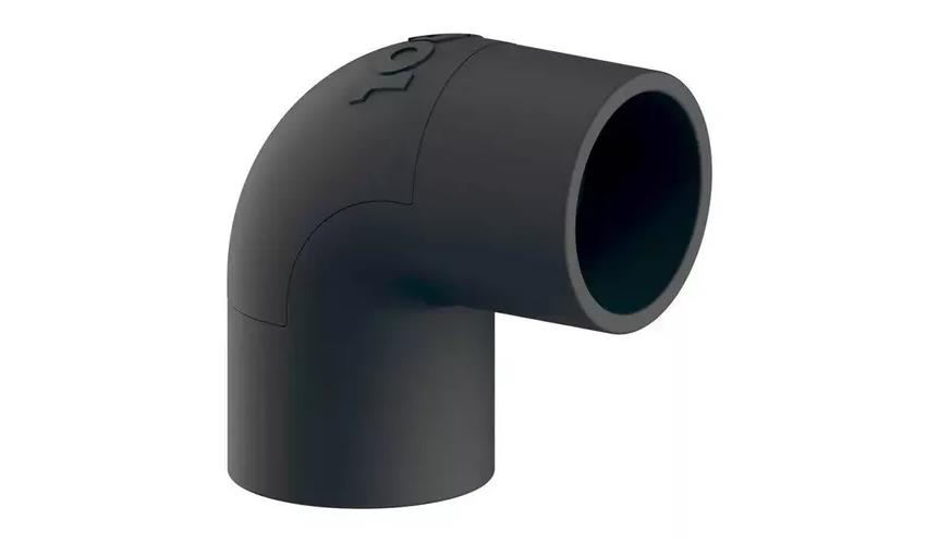JOELHO COTOVELO 3/4" PRETO