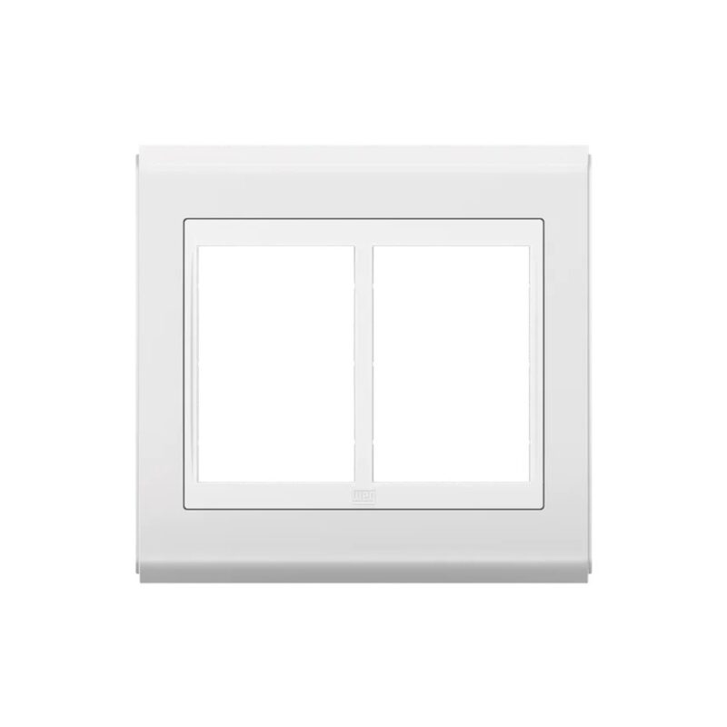 PLACA 4X4" 6 POSICOES REFINATTO STYLE ACETINADO BRANCO/BRANCO C/13803838