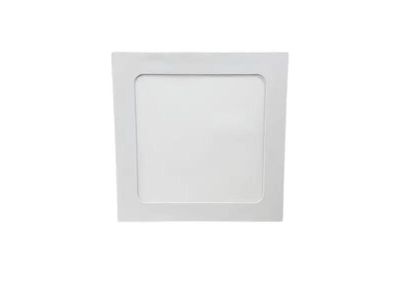 LUMINARIA EMBUTIR QUADRADA BRANCA 3000K LED 12W 165X165X7,5 LUMANTI