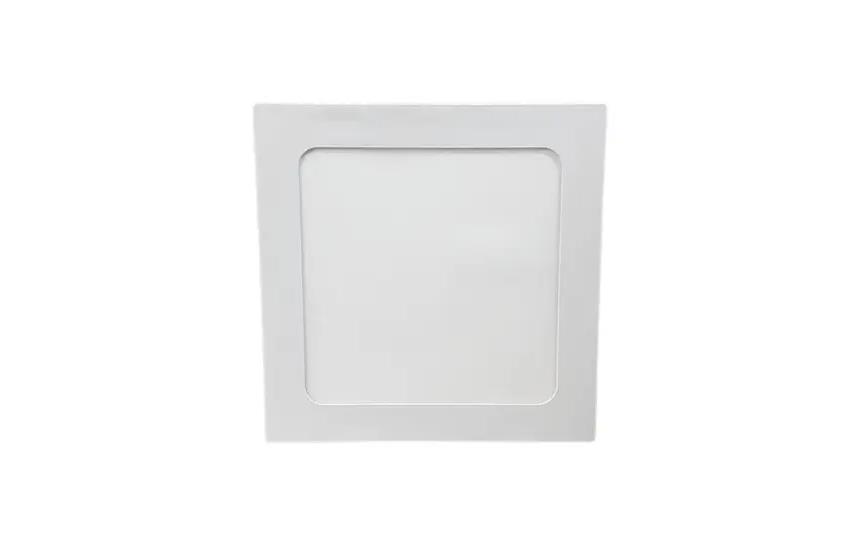 LUMINARIA EMBUTIR QUADRADA BRANCA 3000K LED 12W 165X165X7,5 LUMANTI
