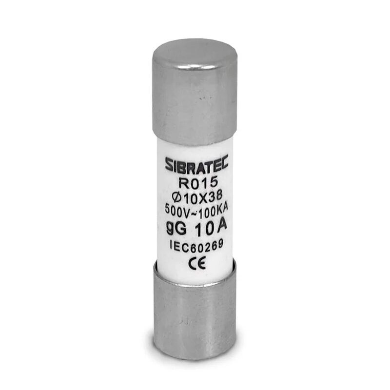 FUSIVEL CARTUCHO RETARDADO GG RO15 DE 10A 10X38 500V 100KA C/013435