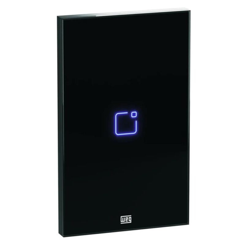 INTER. TOUCH 1 BOTAO WIFI+RF C/PLACA 4X2" WHOME PRETO C/16638091