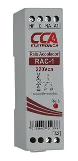 RELE ACOPLADOR RAC1-220V 220VCA 1 CONT. REVER.