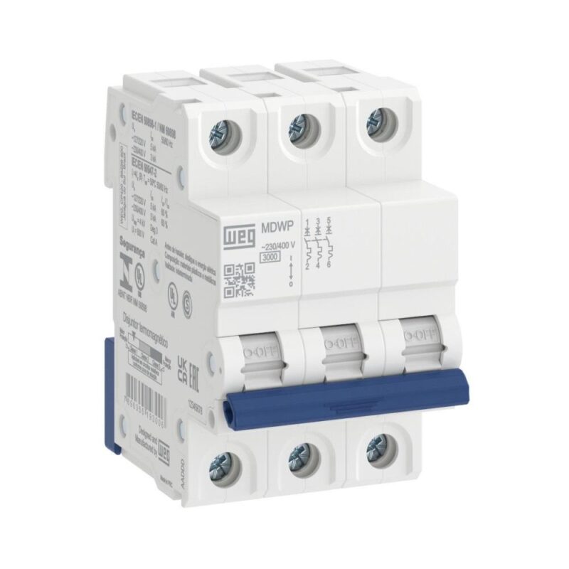 MINIDISJUNTOR MDW-C 50A 3P 230/400VCA 3KA C/15265766