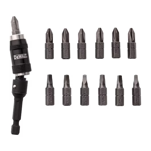 ADAPTADOR ANGULAR P/ PARAFUSADEIRA C/14PÇS C/DWPVTC14 DEWALT
