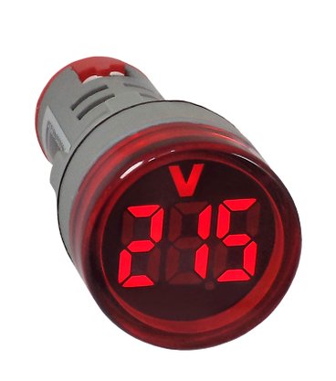 VOLTIMETRO DC DIGITAL AD22-22VS-DC-R-VERMELHO 22MM 5-60VCC C/13018