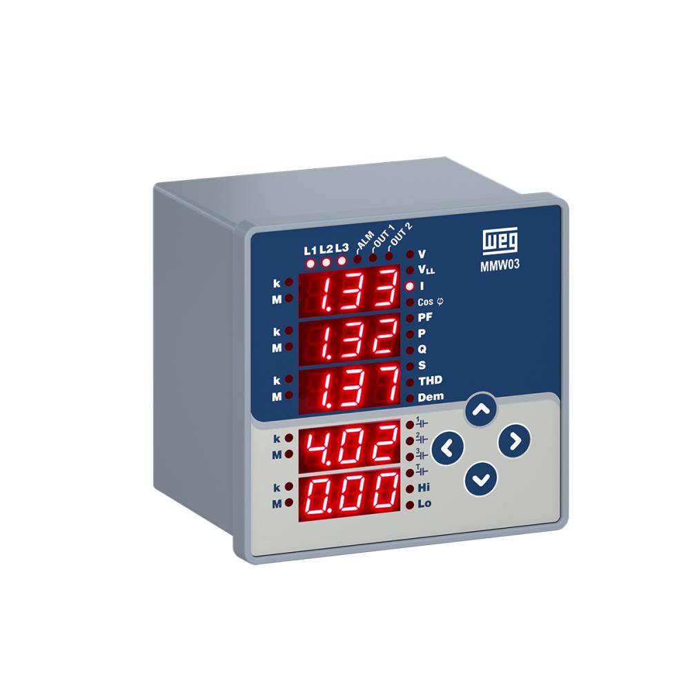 MULTIMEDIDOR DE GRANDEZAS MMW03-CH S/MEMORIA DE MASSA C/RS485 C/14386967