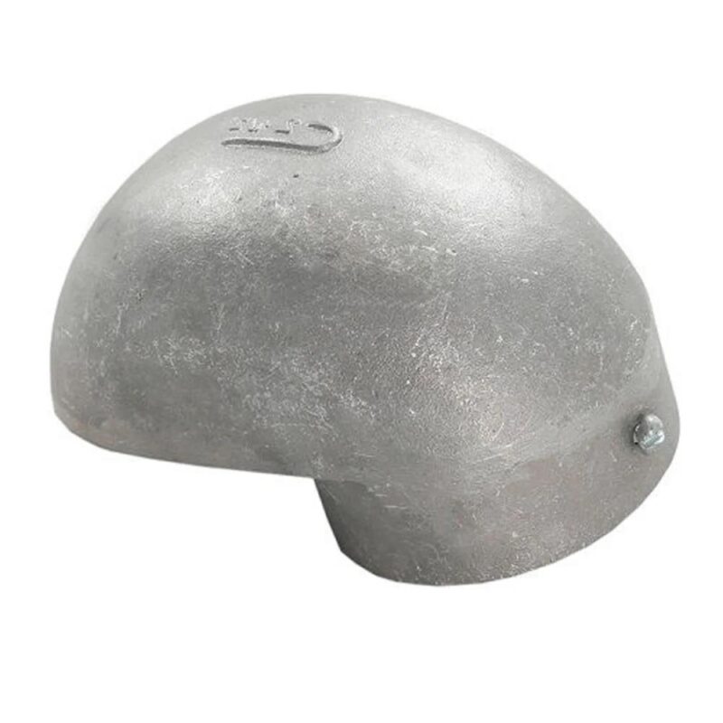 CAPACETE/CABECOTE ALUM. P/POSTE 2"