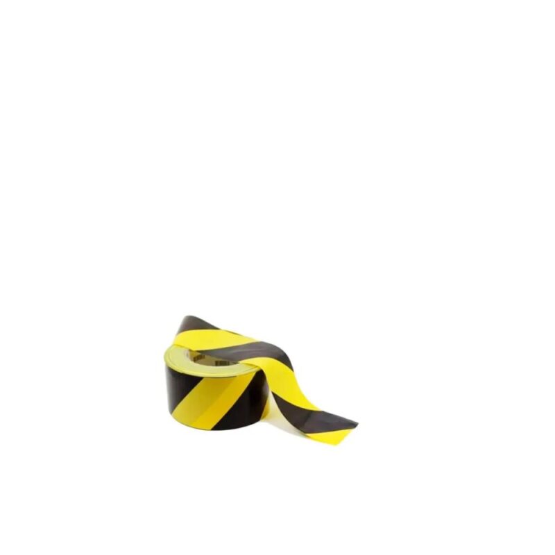 FITA DE ADVERTENCIA ZEZBRADA (AMARELO C/PRETO) 70MM X200MTS C/15199