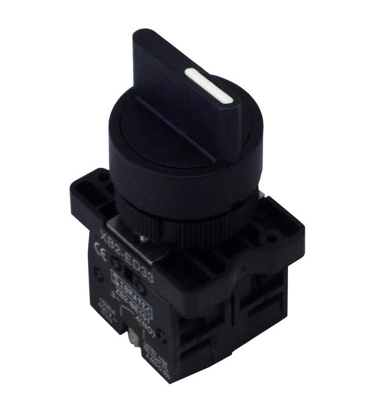 CHAVE SELETORA PLASTICA ED33 - 3 POS. - MANOPLA CURTA C/04397